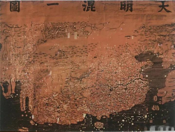 1389年洪武大明混一图
