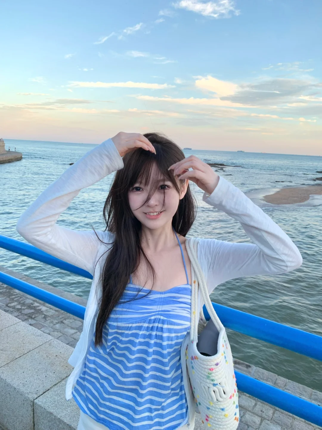 💙看到海就开心