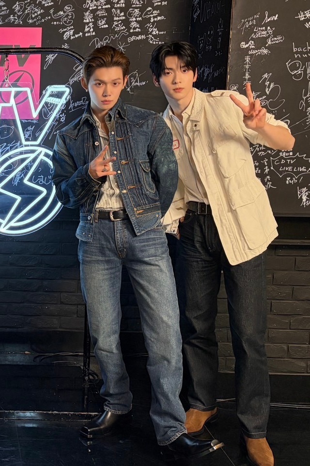 彬准[超话] 260831 CDTV Live Live官方更新🐰🦊又情侣结