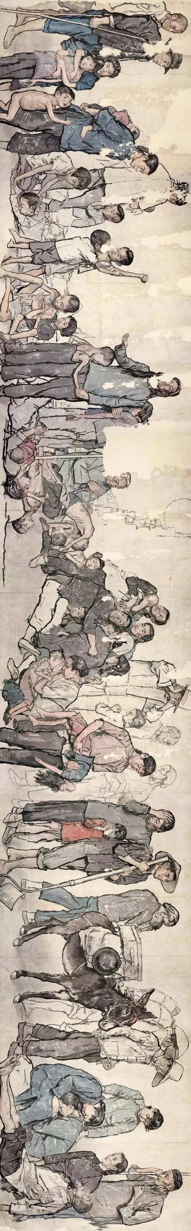 蒋兆和《流民图》描绘了100多位人物…