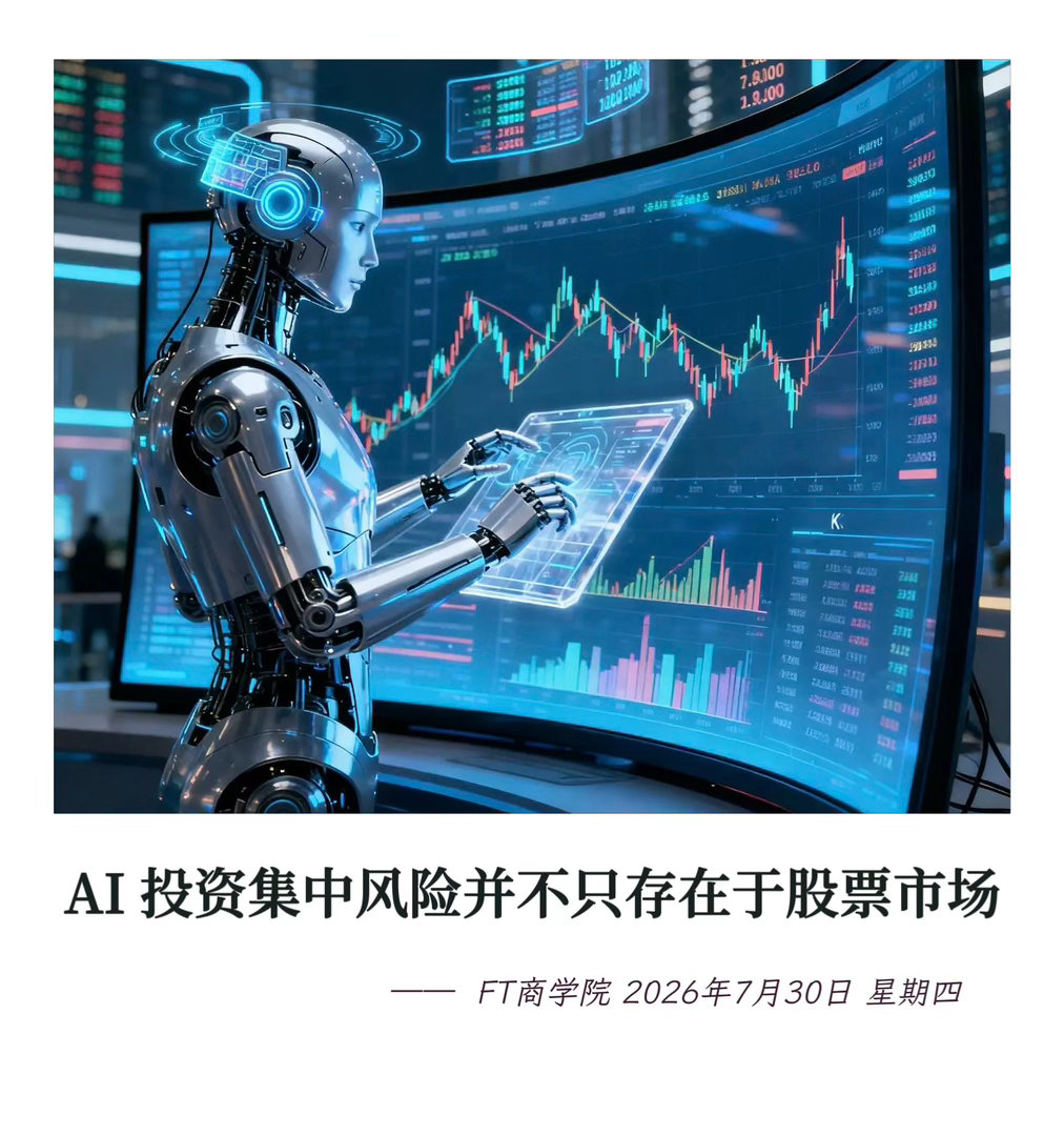 【 AI投资集中风险并不只存在于股票市场 】　　（ FT商学院 2026年7月3