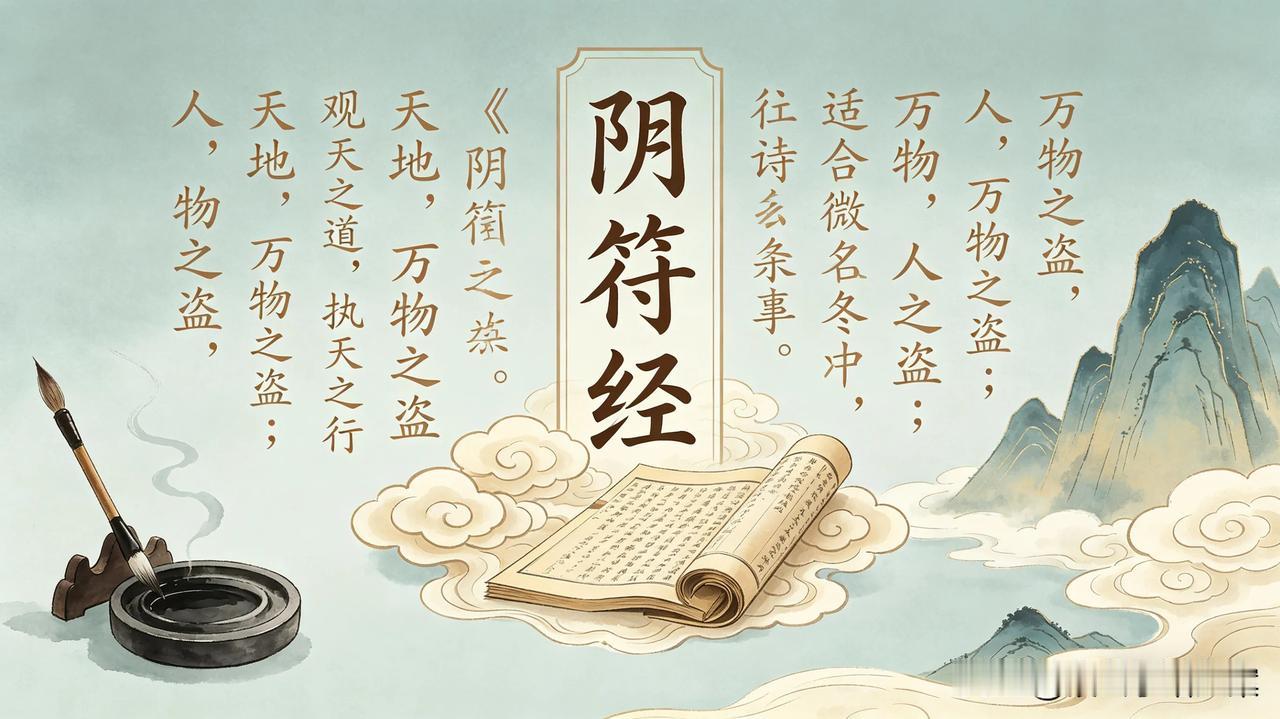 被低估的千古奇书《阴符经》：300字道破人性天机，读懂少走10年弯路
 
很多人