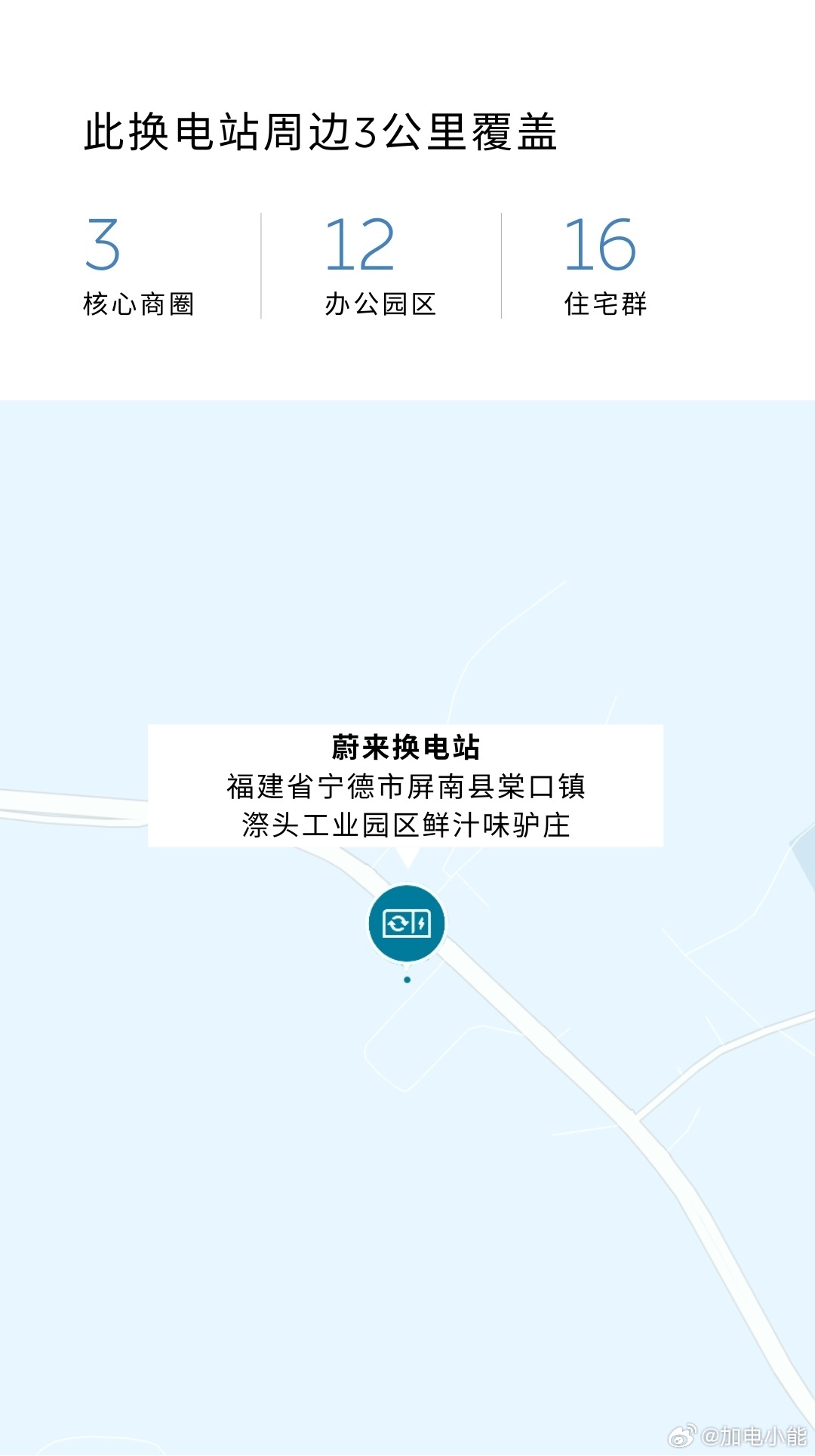换电站是电动车的加油站蔚来换电站 | 宁德周宁旅游集散中心 上线周边3公里覆盖2