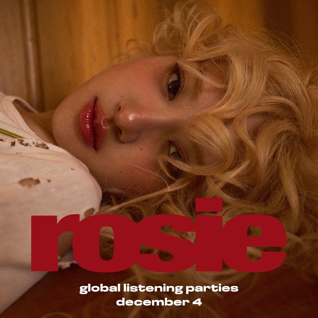 朴彩英新专辑rosie 12月4日在北京会有试听派对！ 