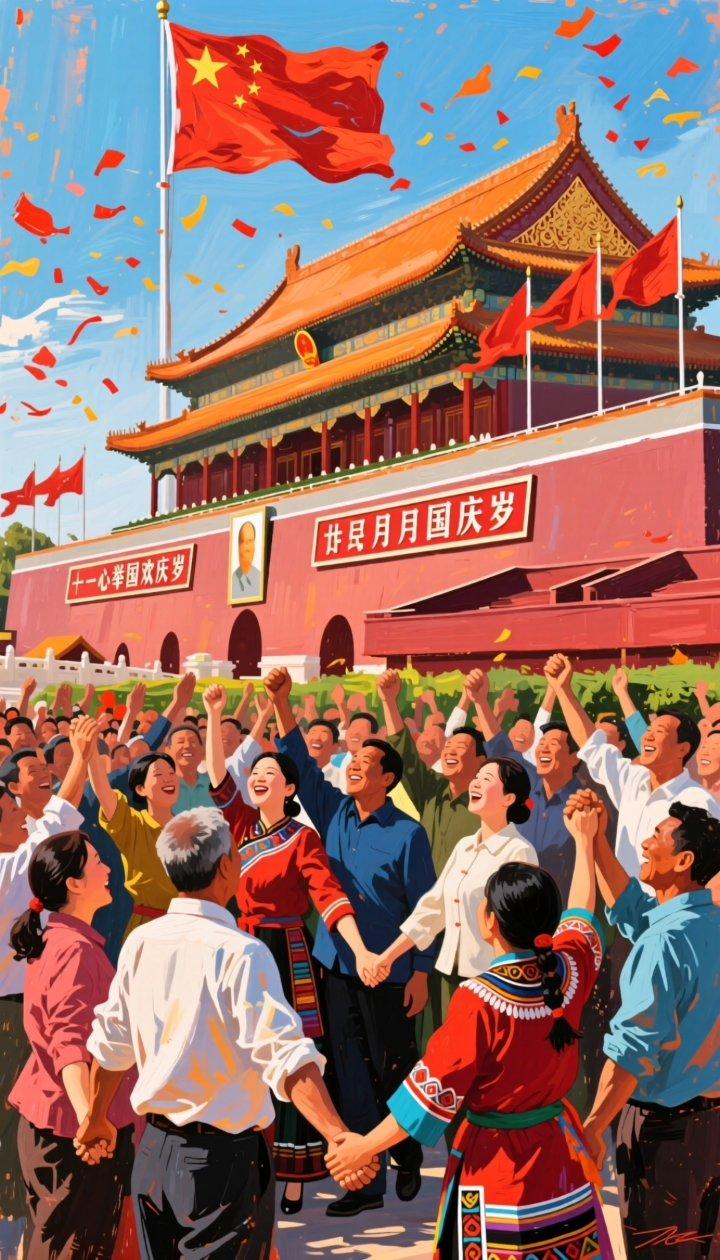 国庆，国庆，家国同庆

今天是10月1日，迎来了中华人民共和国成立77周年。祖国