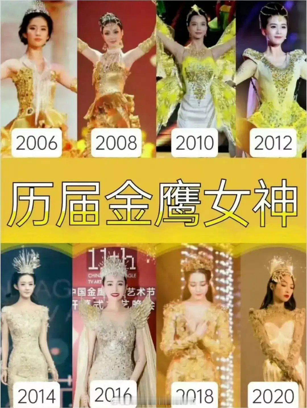 今年没有金鹰女神了，声势浩大的金鹰女神就这样停留在了2020年，历时8届，由刘亦