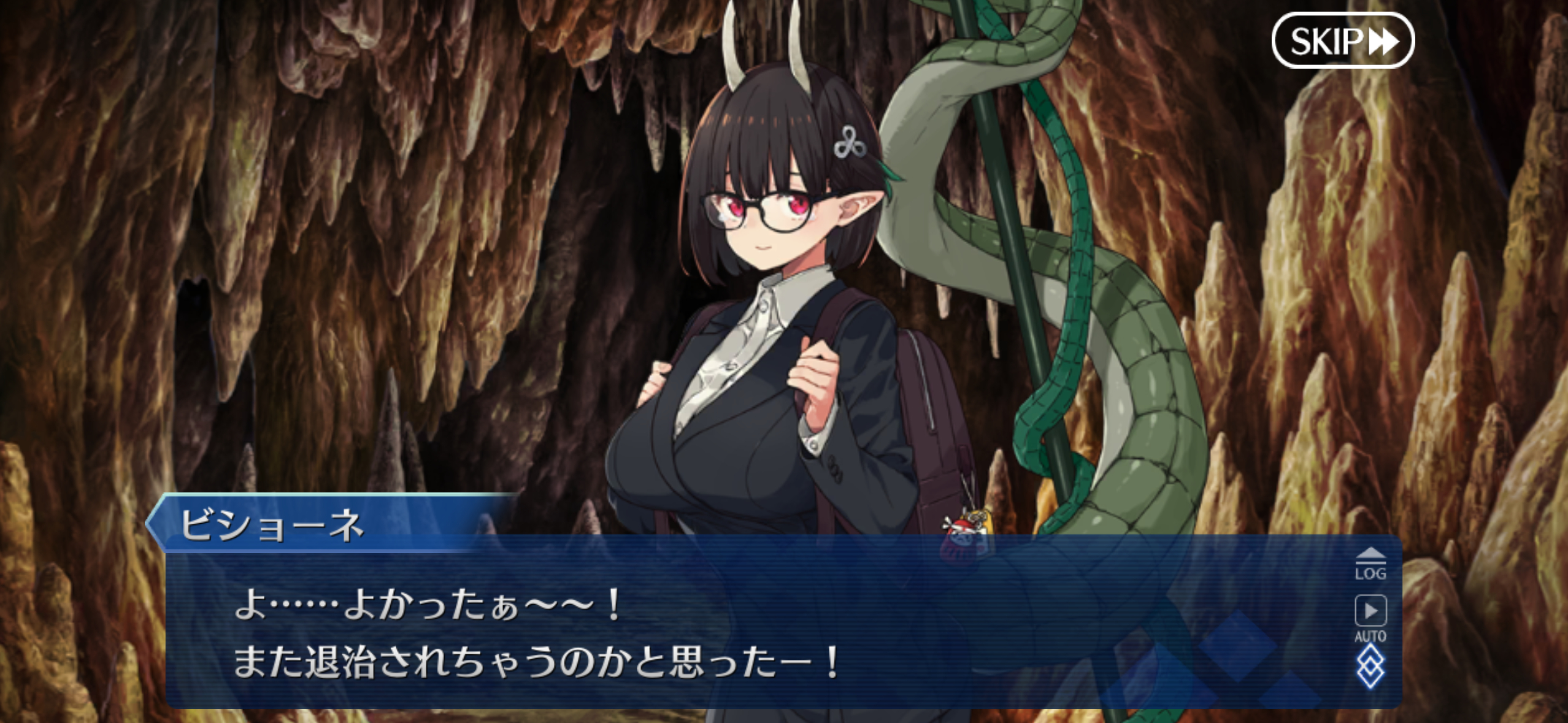 喜提试用期的比修内生前被退治的事情已经成了比修内的心理阴影，她现在只想尽可能地过