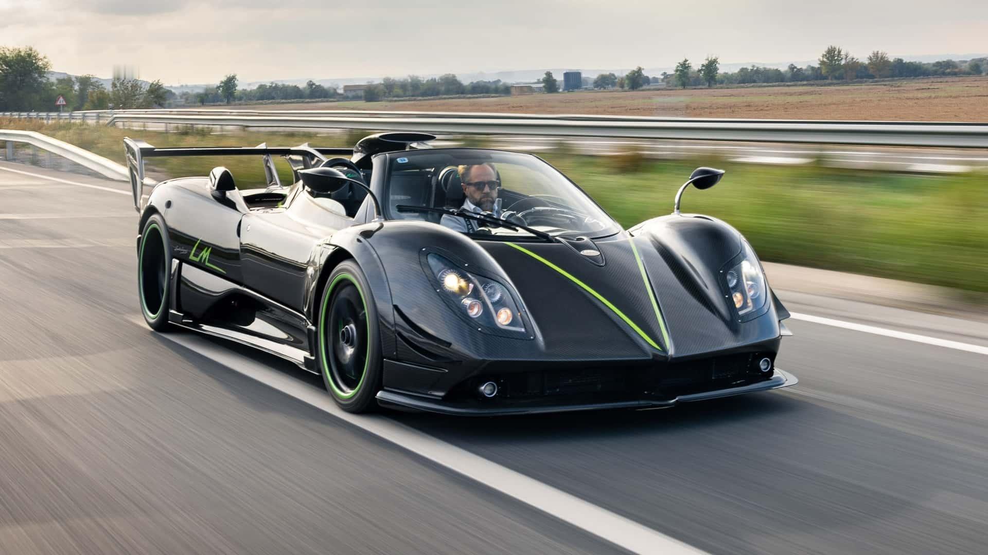 一台定制的帕加尼Zonda LM Roadster在RM苏富比迪拜拍卖会上以11