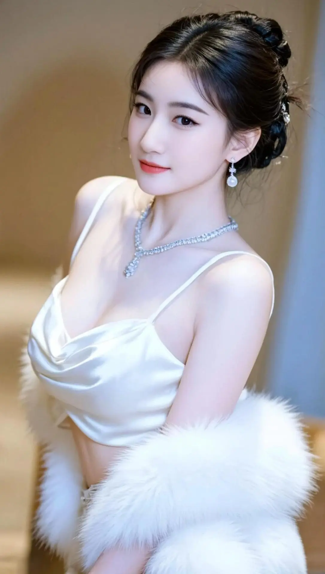 AI优雅白裙照