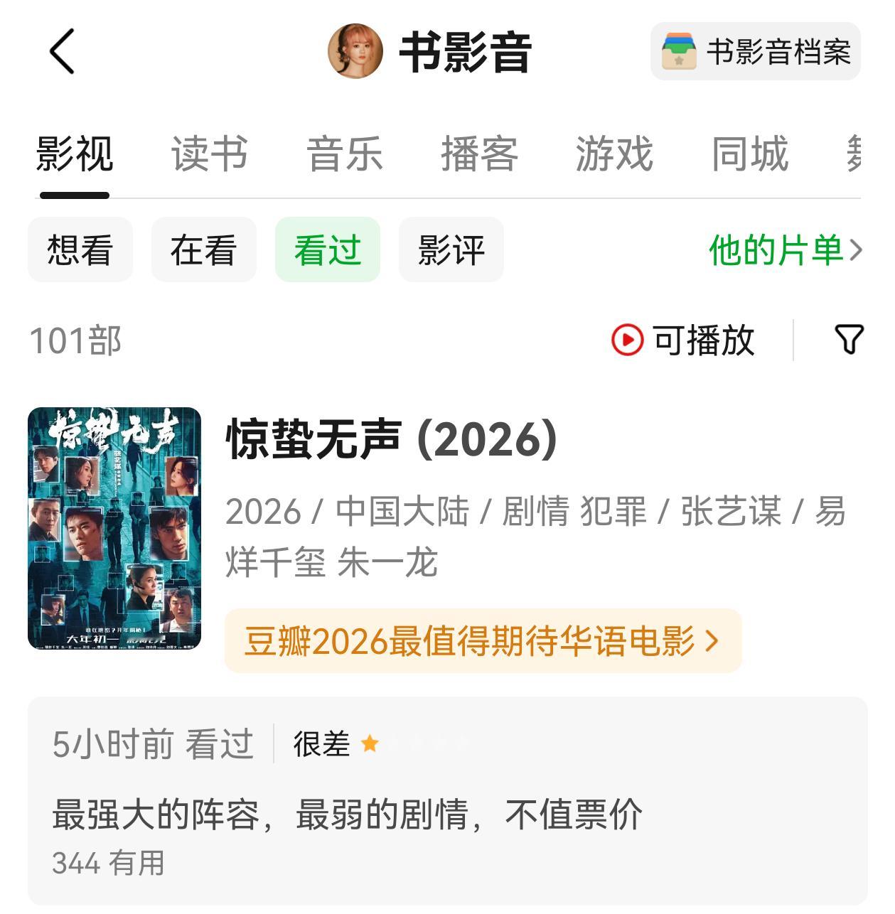 依旧全明星阵容 张艺谋反转预判