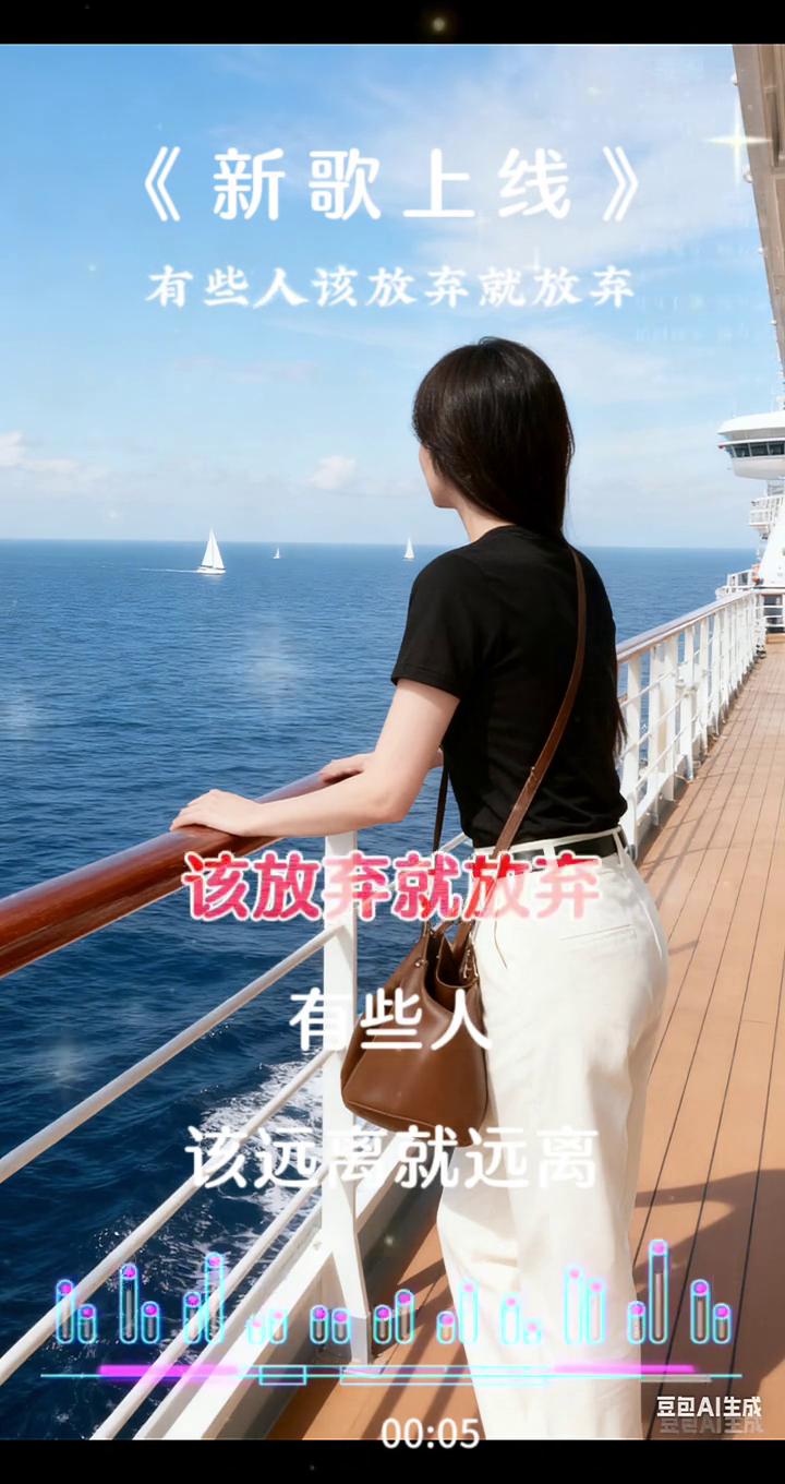 《新歌上线》。
有些人该放弃就放弃，有些人该远离就远离，太过善良谁都会欺，不如好