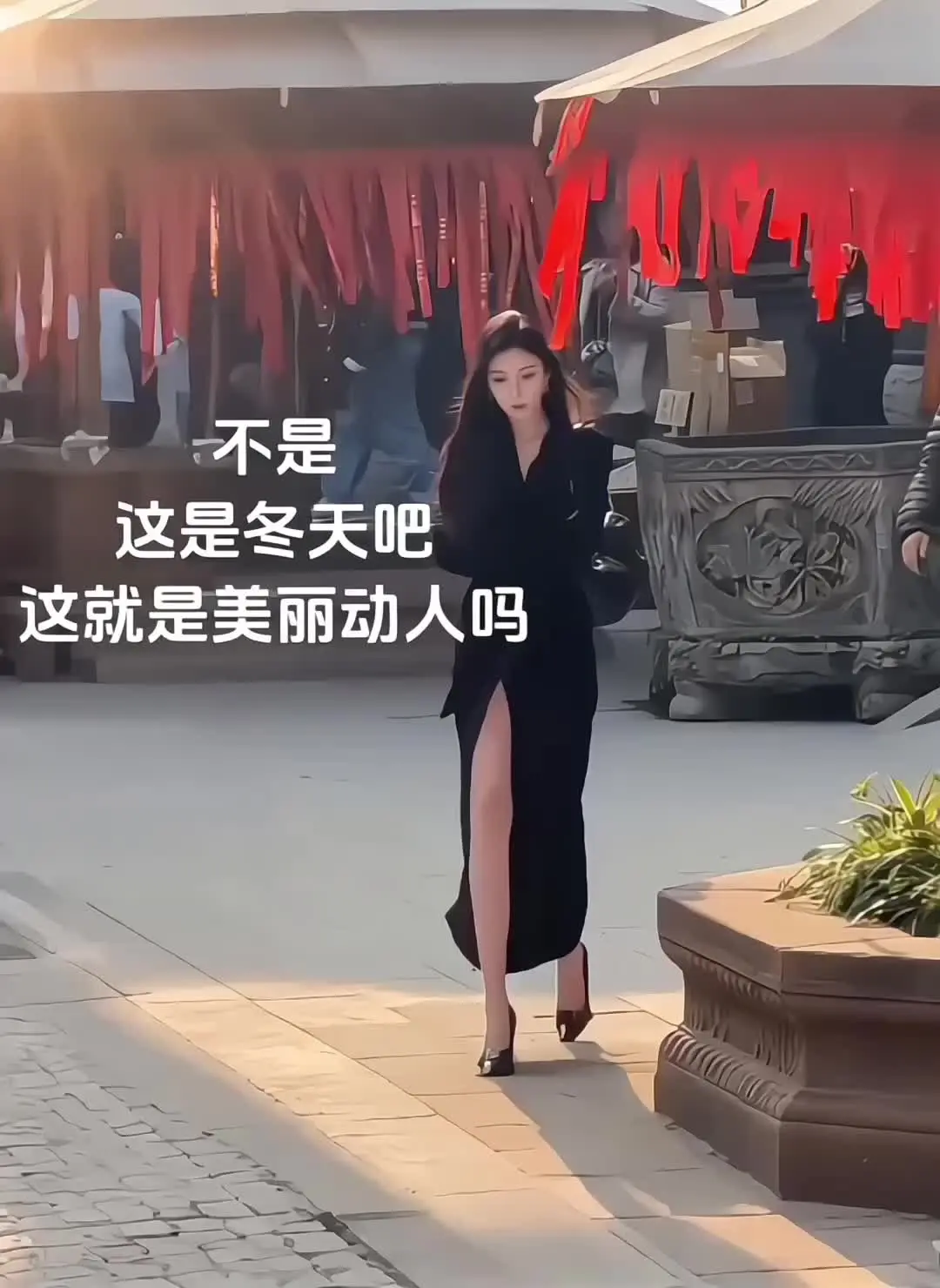 是美丽动人还是美丽冻人呢