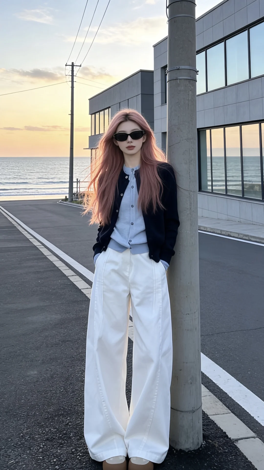 韩系早春松弛感ootd