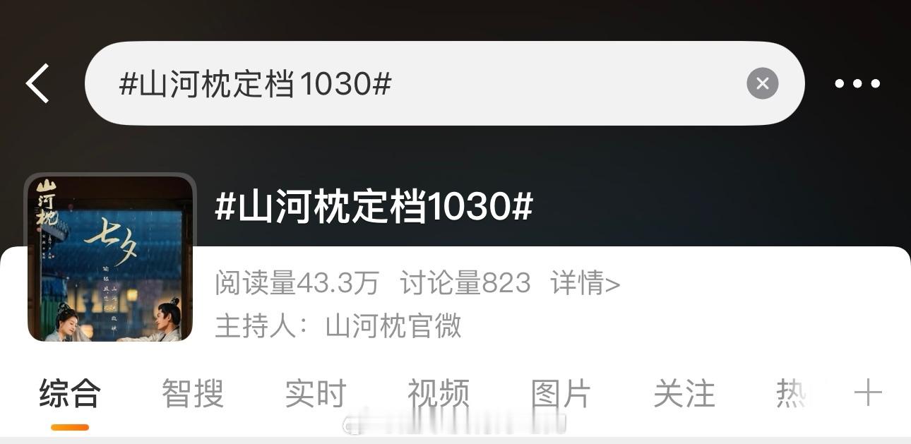 宋茜 丁禹兮《山河枕》定档官方词条已出 ​​​