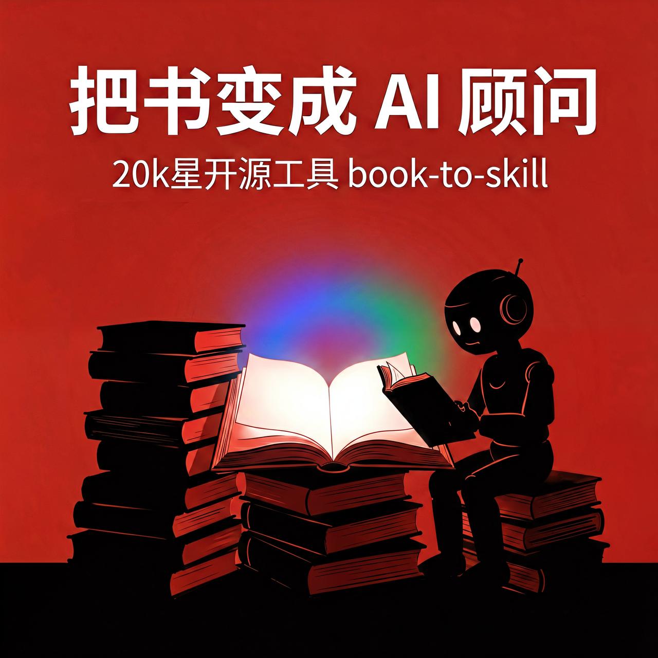 读完技术书记不住？20k 星开源工具，把书变成你的 AI 顾问

买书的时候雄心
