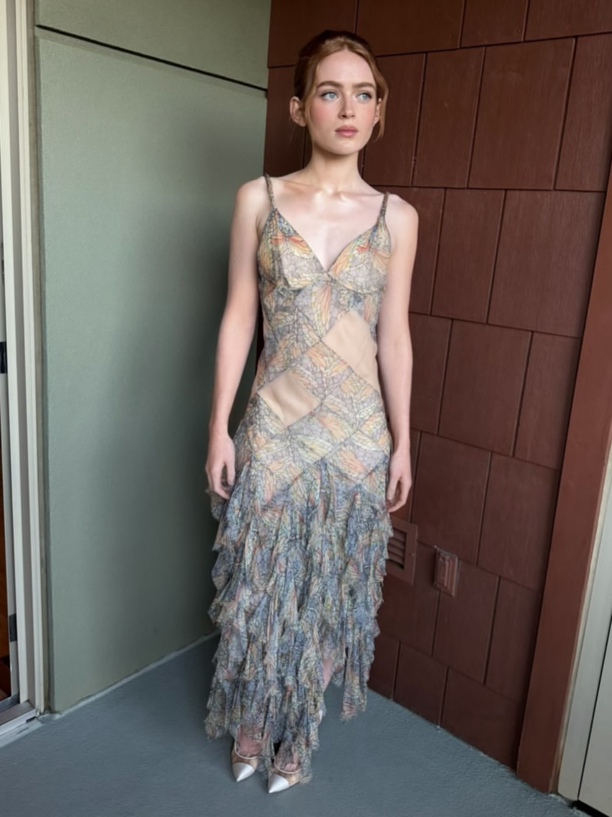 Sadie Sink wearing Alexander McQueen for