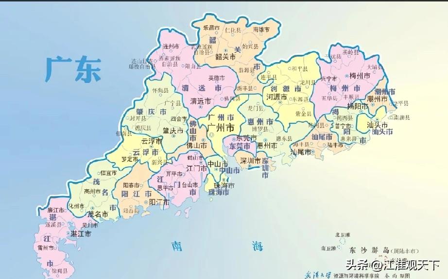 广东省的发展不均衡问题，也是真实的摆在桌面上来说了
人人都说强省会不利于省内城市