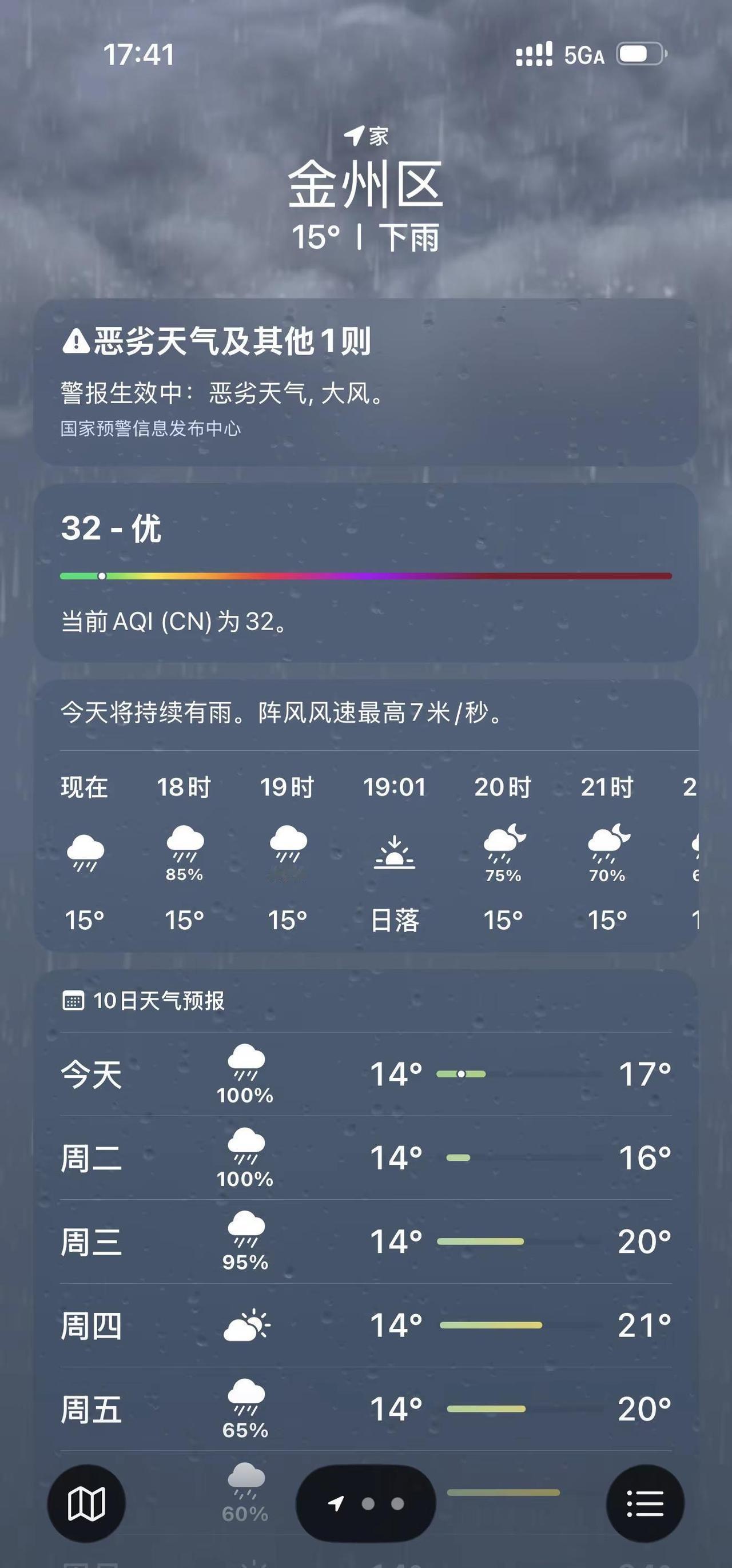 大连即将进入大航海时代！天氣信息 百变天气 天气详情 今天天气详情