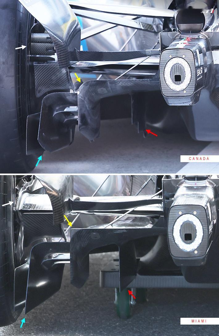 F12026f1加拿大大奖赛 Alpine在加拿大带来的底盘、扩散器和尾翼 
