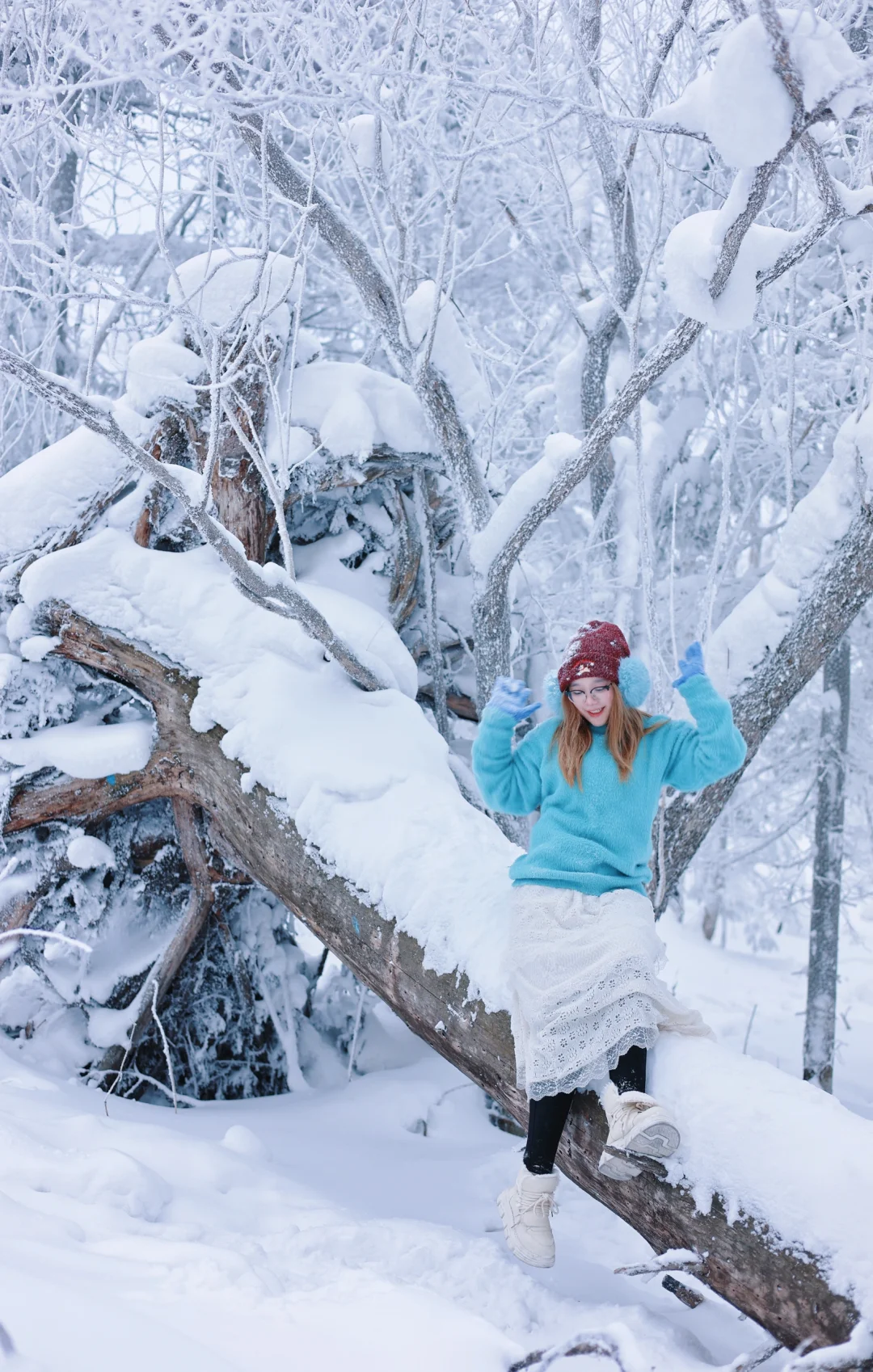 📍 雪岭太美了！！不小心走进了童话世界