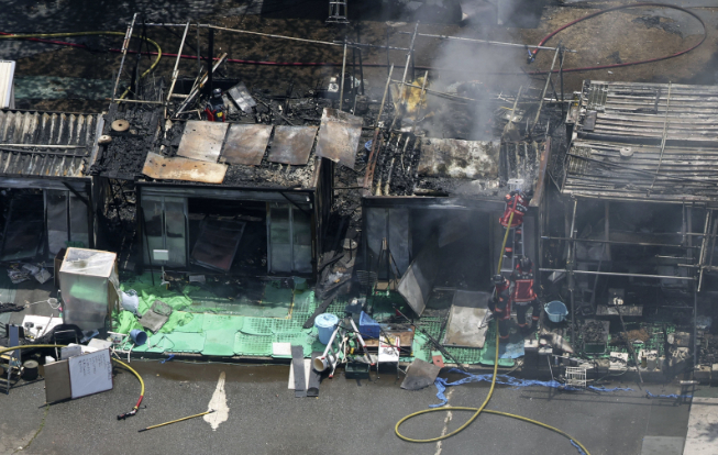 【#日本陆自总队司令部驻地起火# 】据日本广播协会（NHK）和《读卖新闻》报道，