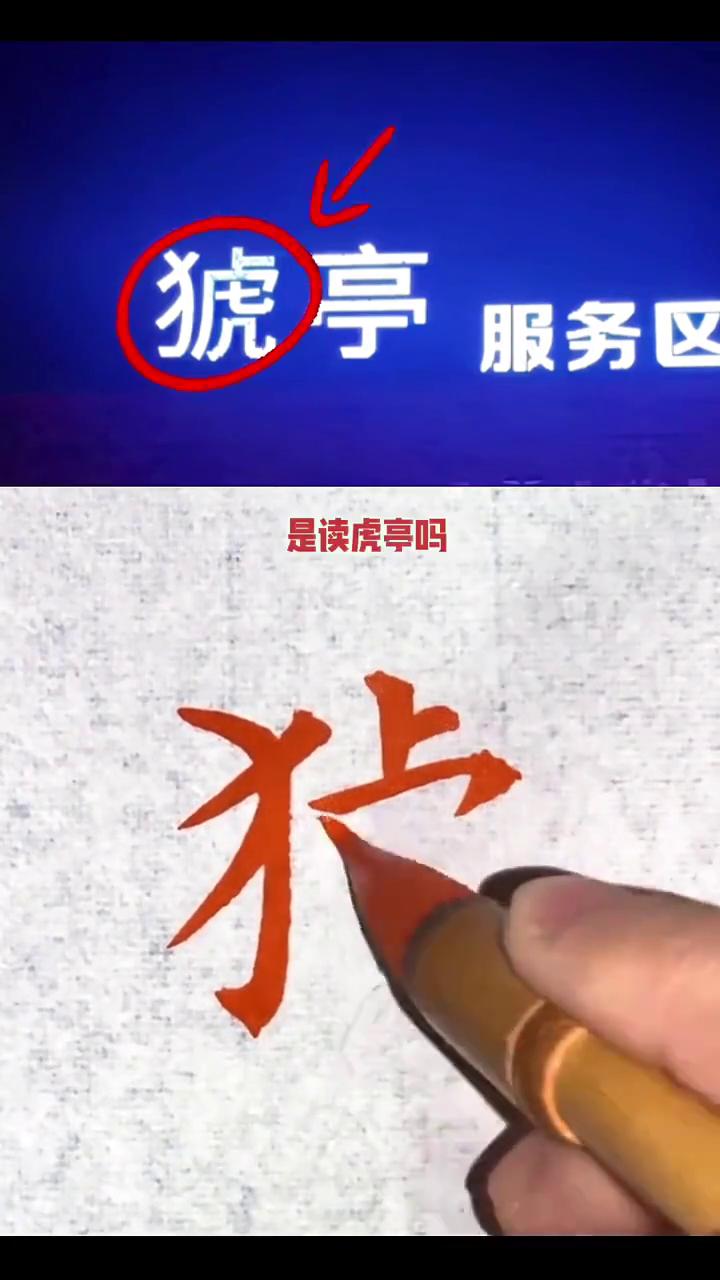 猇亭服务区。
没文化太可怕，这个地名读什么亭？反犬旁加一个虎字，是读虎亭吗？虎亭