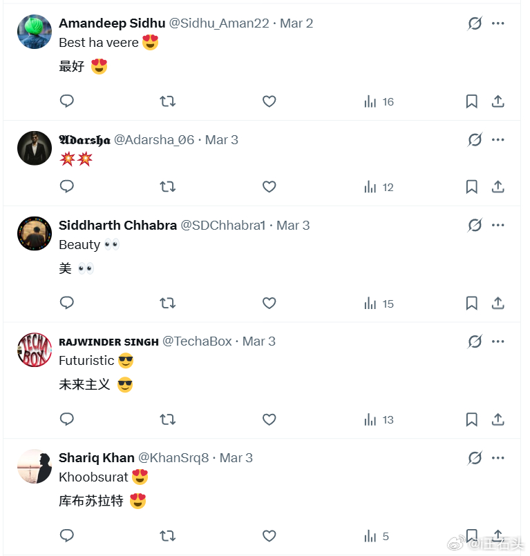 这是小米超跑Vision GT相关帖子底下的评论小米一直在改变国外网友对中国产品