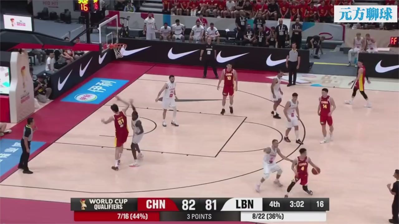 8月31日世预赛！最后4.1秒87-87中国男篮最炸裂的绝