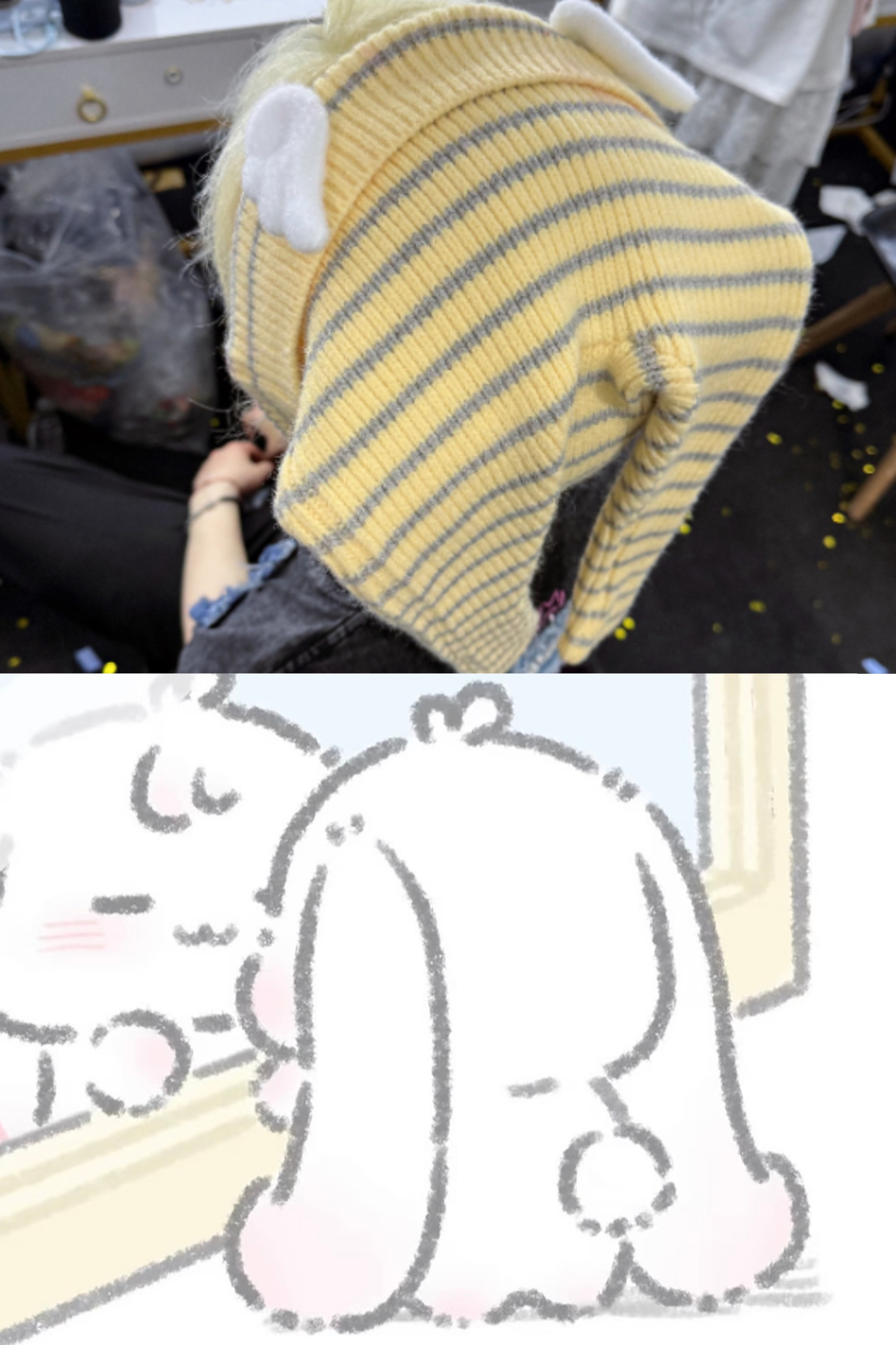 我翻到这张视角要被萌死了丁程鑫你知豆不！ 