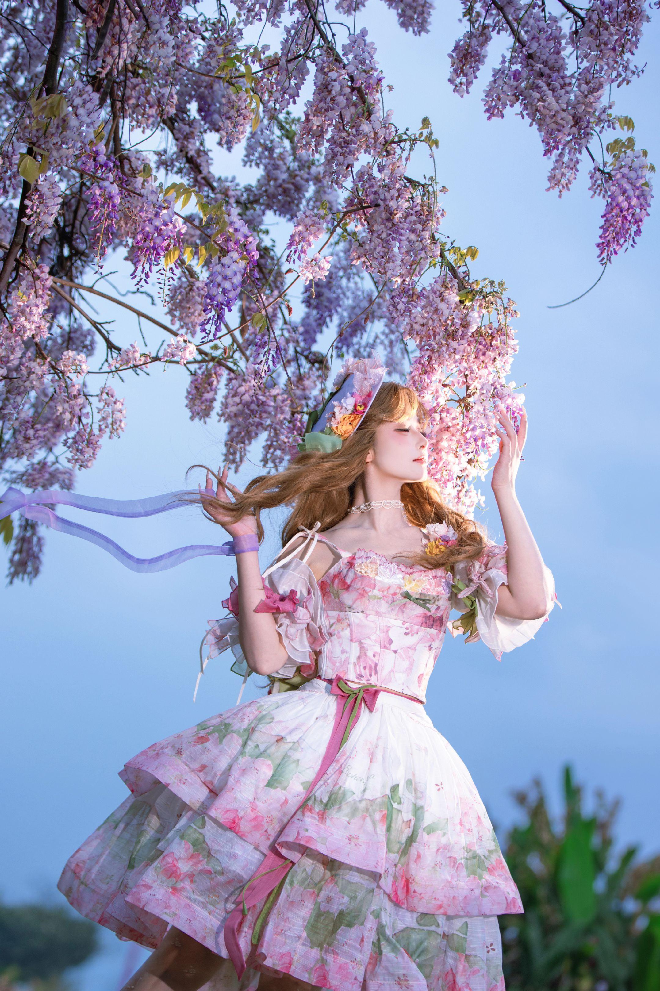 少女的紫色梦境。摄影：本人 出镜