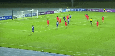 U17国足vs日本U17 第31分钟，里见汰福打远角破门，中国U17国少0-1落