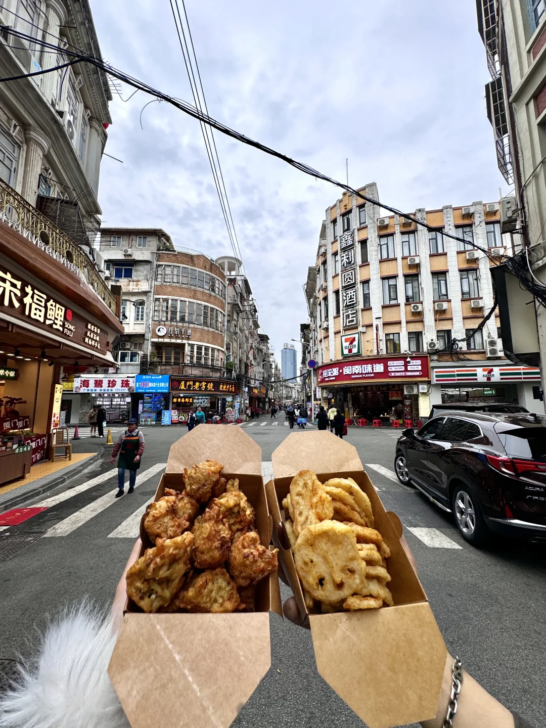厦门老八市手作炸货！现点现炸香到跺脚！