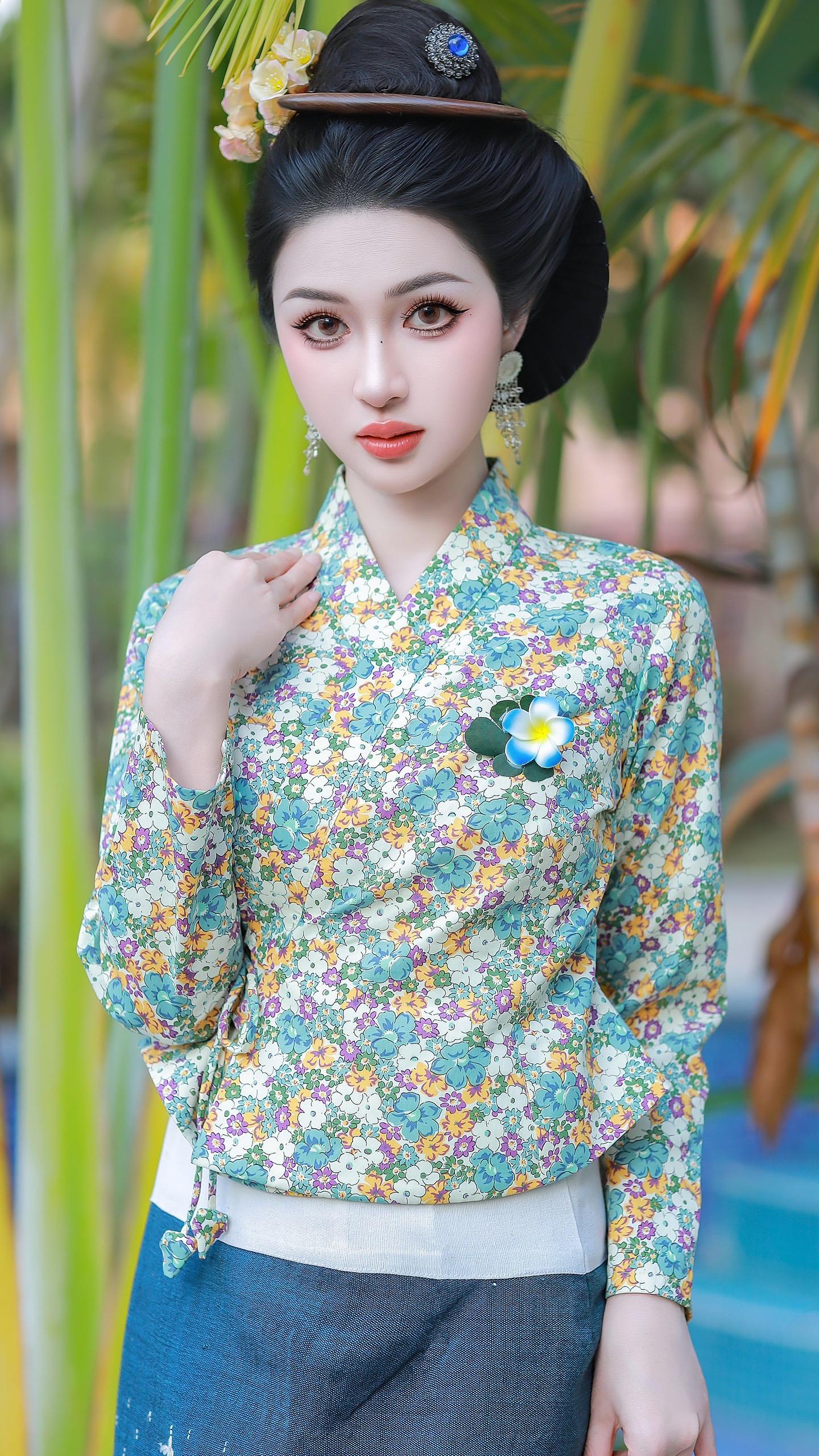 温柔且淡雅的小碎花田园风。