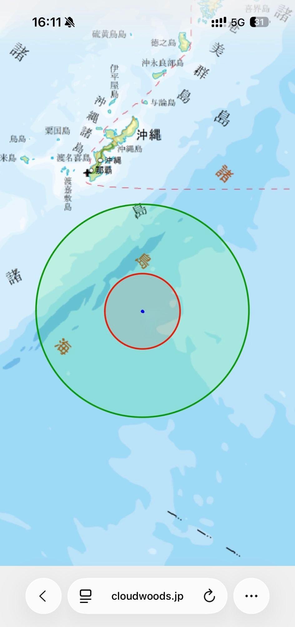 52km画成红圈、148km画绿圈

鬼子和美军基地都在打击范围内

这是骑脸军