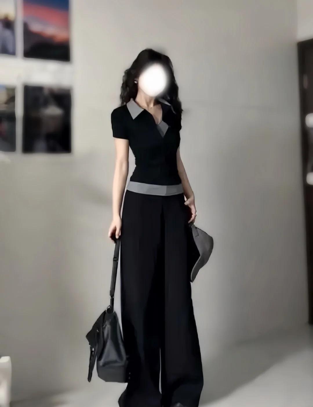 polo你是我的神！果然高智感才是天花板!!
假两件好韩!巨适合开春穿的高智感上