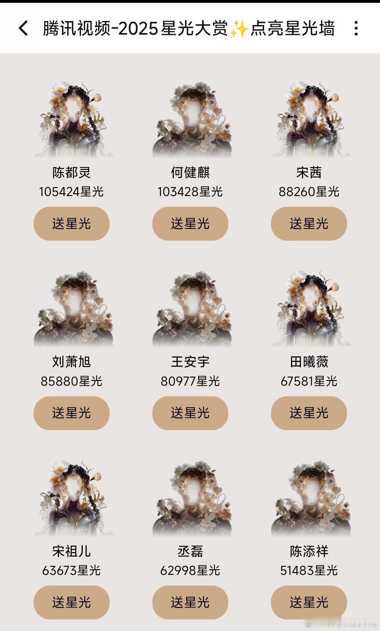 星光大赏投票短剧演员何健麒与刘萧旭上榜，两位能闯入95生赛道吗？ 