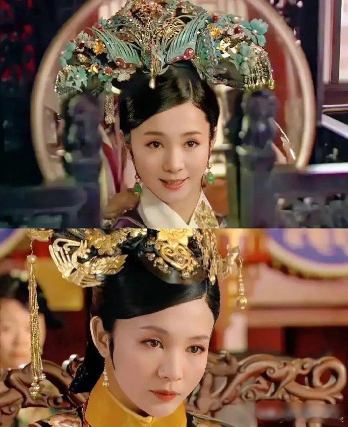 《甄嬛传》颂芝要是认真打扮起来，这美貌也不输华妃娘娘吧[笑cry] ​​​