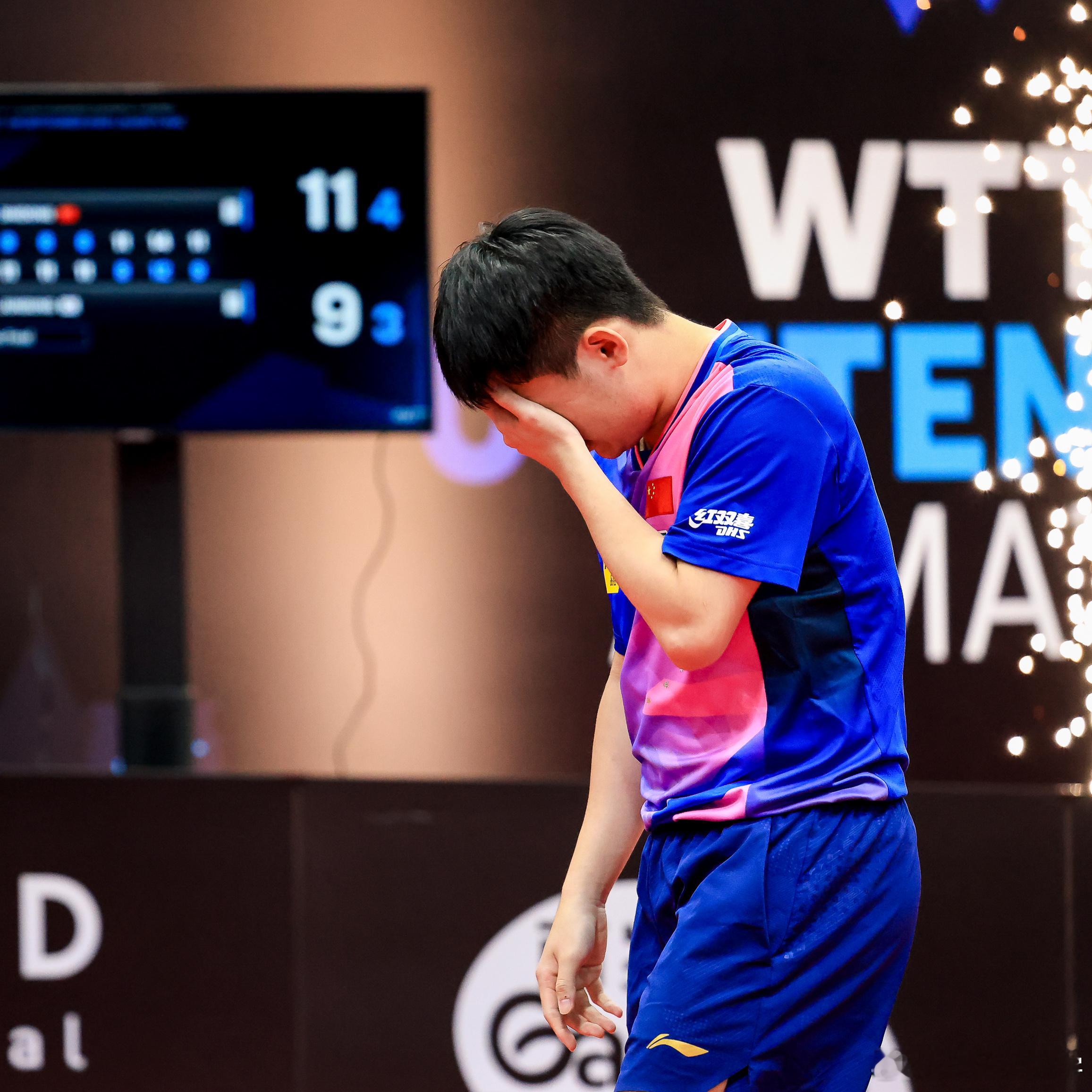 #WTT阿拉木图赛中国队包揽五冠#林诗栋决赛一波三折4-3战胜吴晙诚夺冠，喜悦之