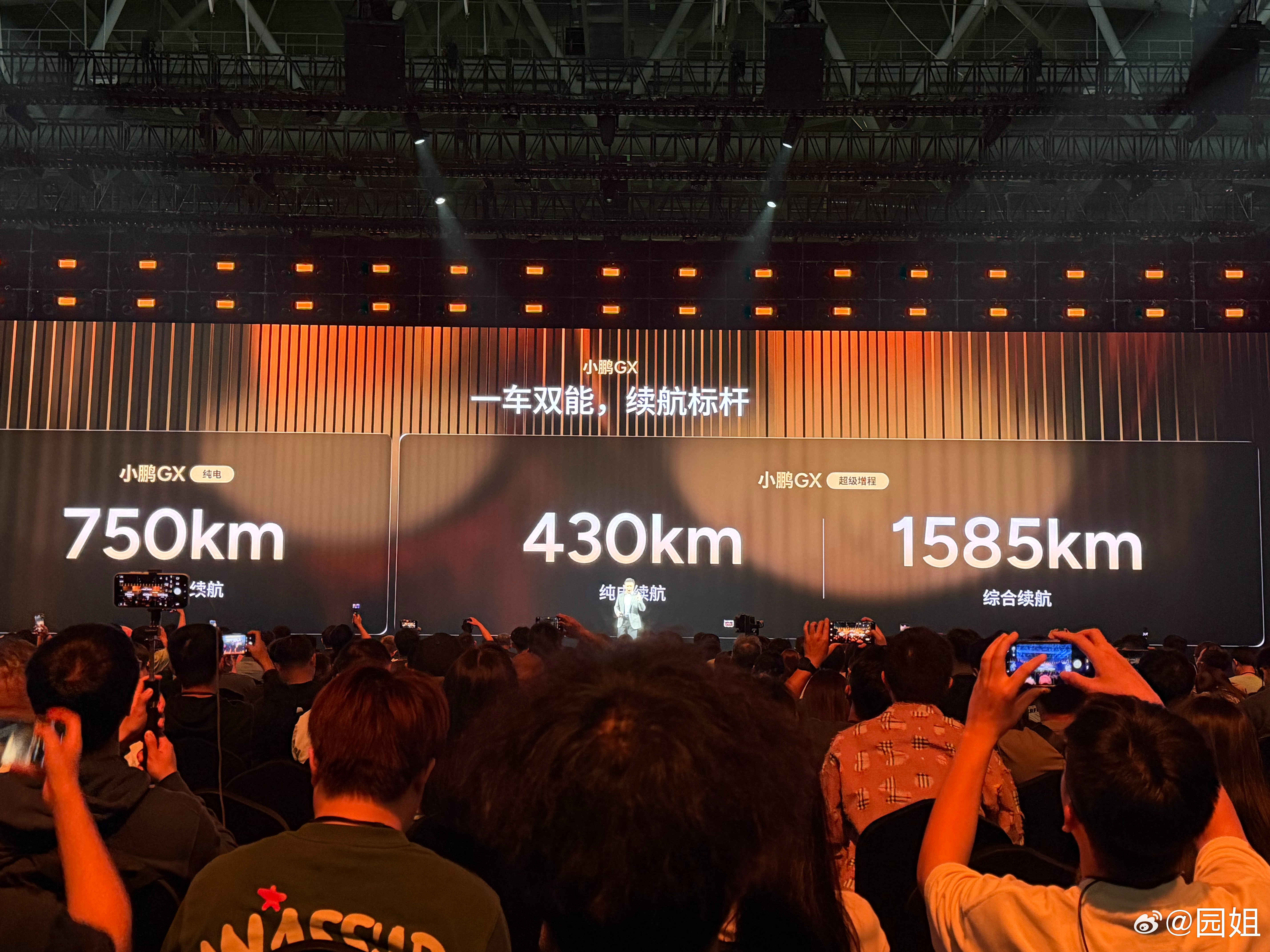 小鹏GX，五款车身颜色，三款内饰配色，四门电动，纯电续航750km，增程版158