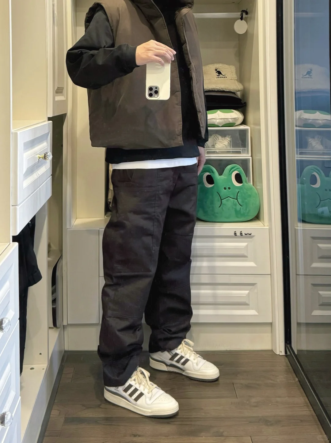 巧克力色｜马甲穿搭