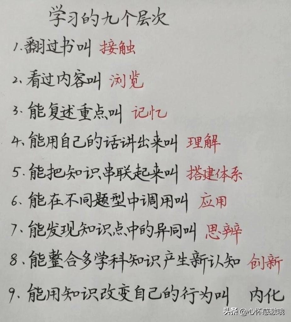 原来是这样
难怪我们上学时同样的上课
但是每次考完试确不一样
有些人学习很好学的
