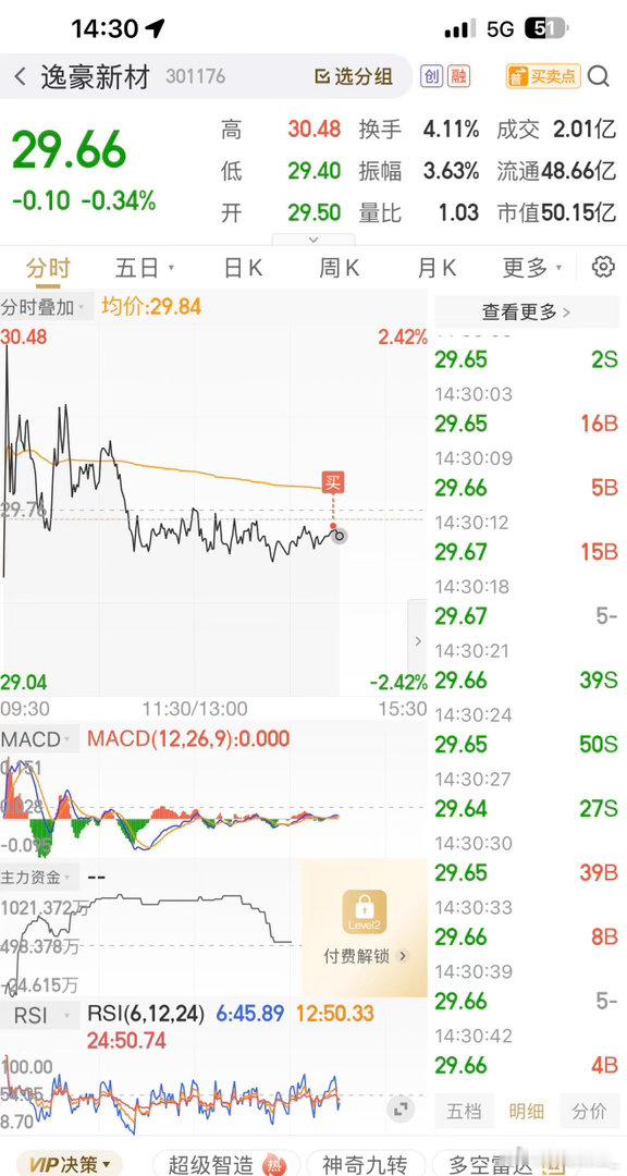 进301176逸豪新材逸豪新材 sz301176[股票] 