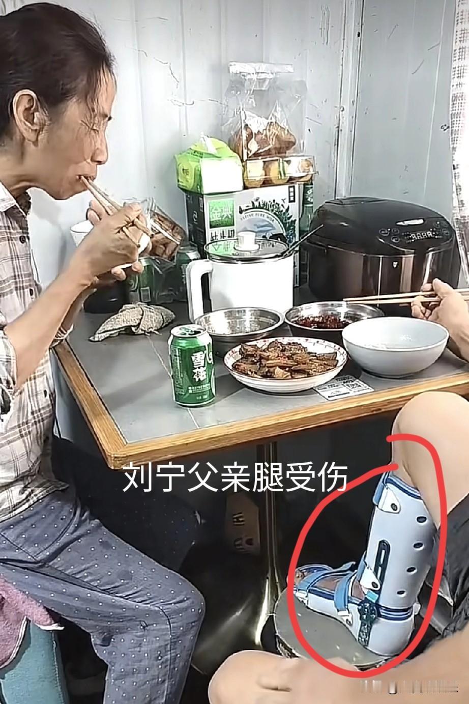要是刘宁
就放弃彭亚楼
回家好好陪年迈的父母

刘宁妈妈发视频，老两口在瓜蒌地里