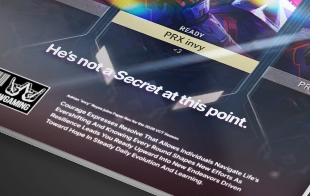 藏头诗？PRX官宣invy文案暗藏：某些爆料者差点毁了这个交易