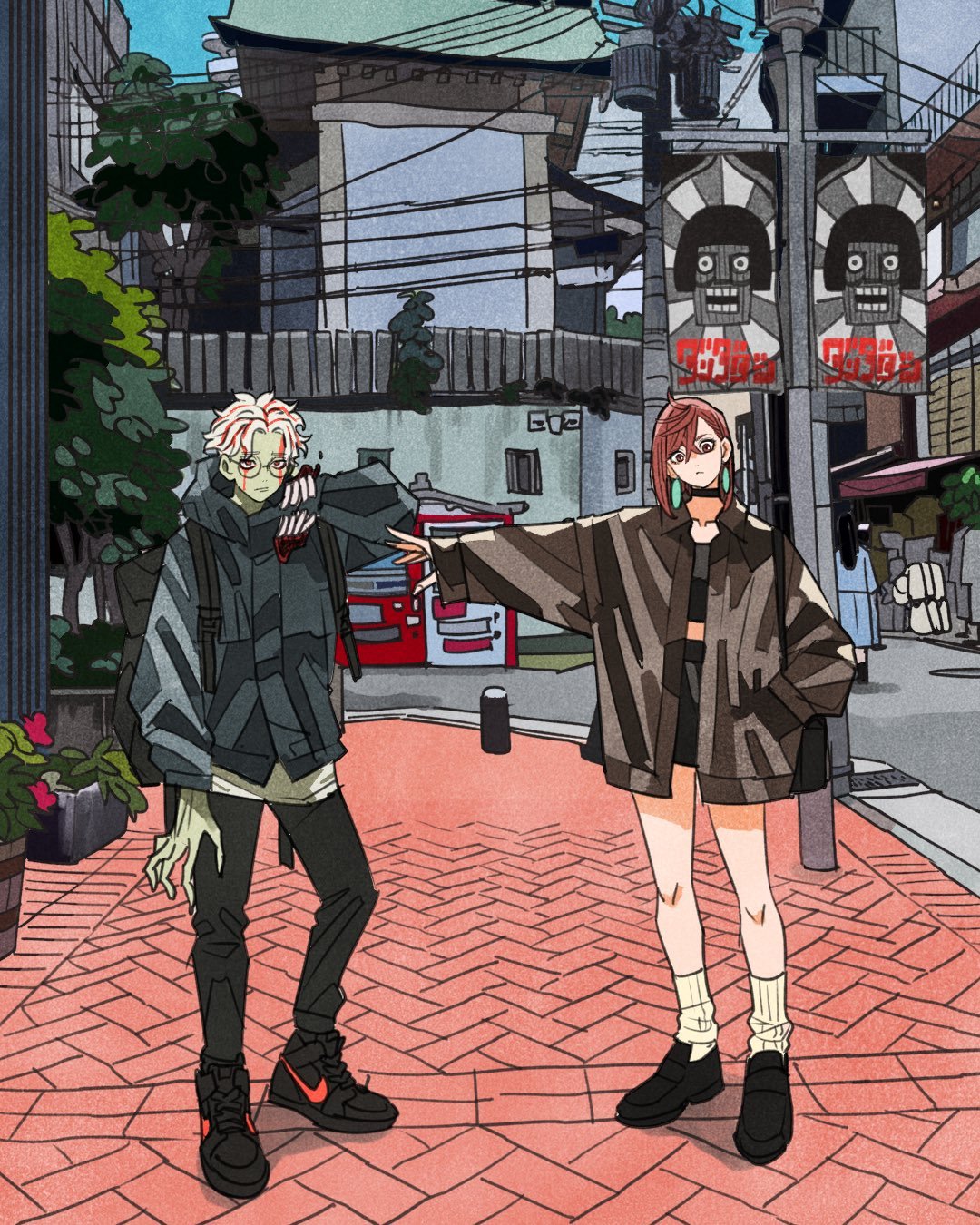 好男人与好女人[送花花]©️ryosuketarou#超自然武装当哒当# ​​​