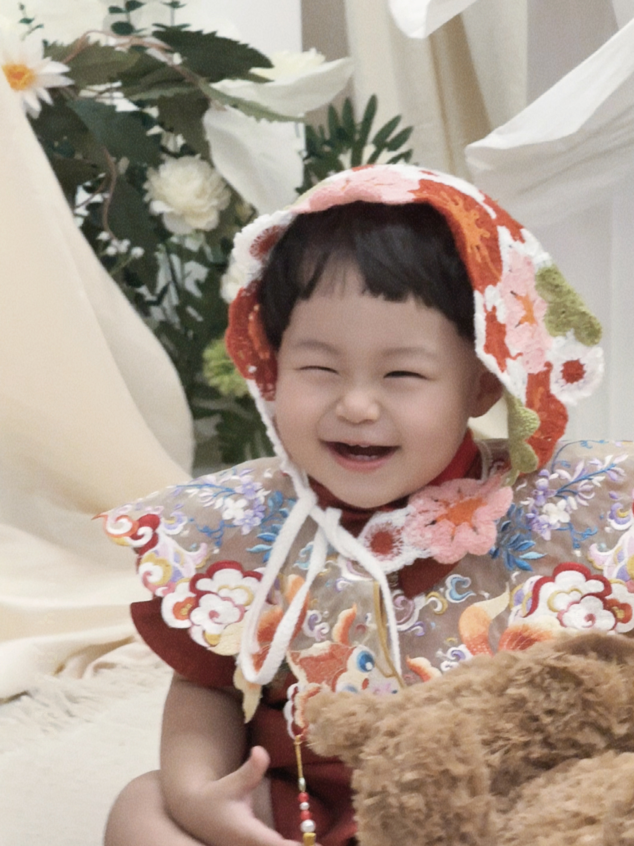 机宝周岁照片第三套！欢迎大家来看我的小弥勒机！#饮水机成长日记# ​​​