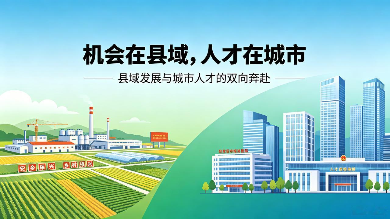 破解「机会在县域、人才在城市」双向错配矛盾解决方案 
核心思路：
打通城乡人才双