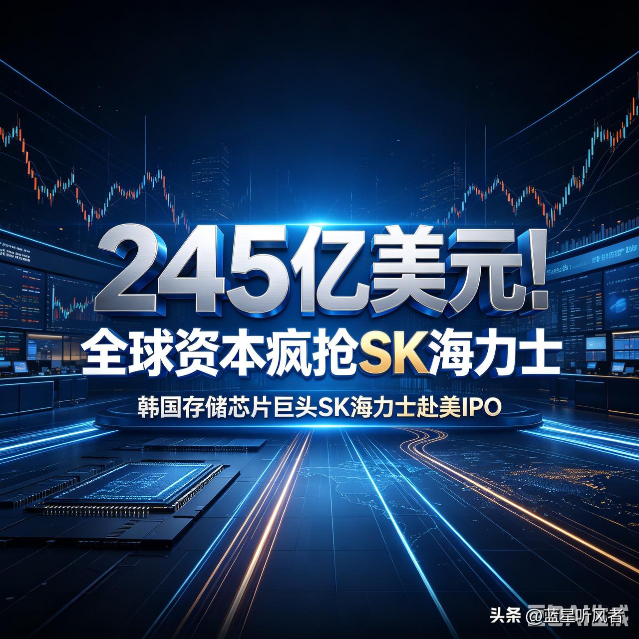 💰 245亿美元！全球资本疯抢SK海力士

韩国存储芯片巨头SK海力士赴美IP