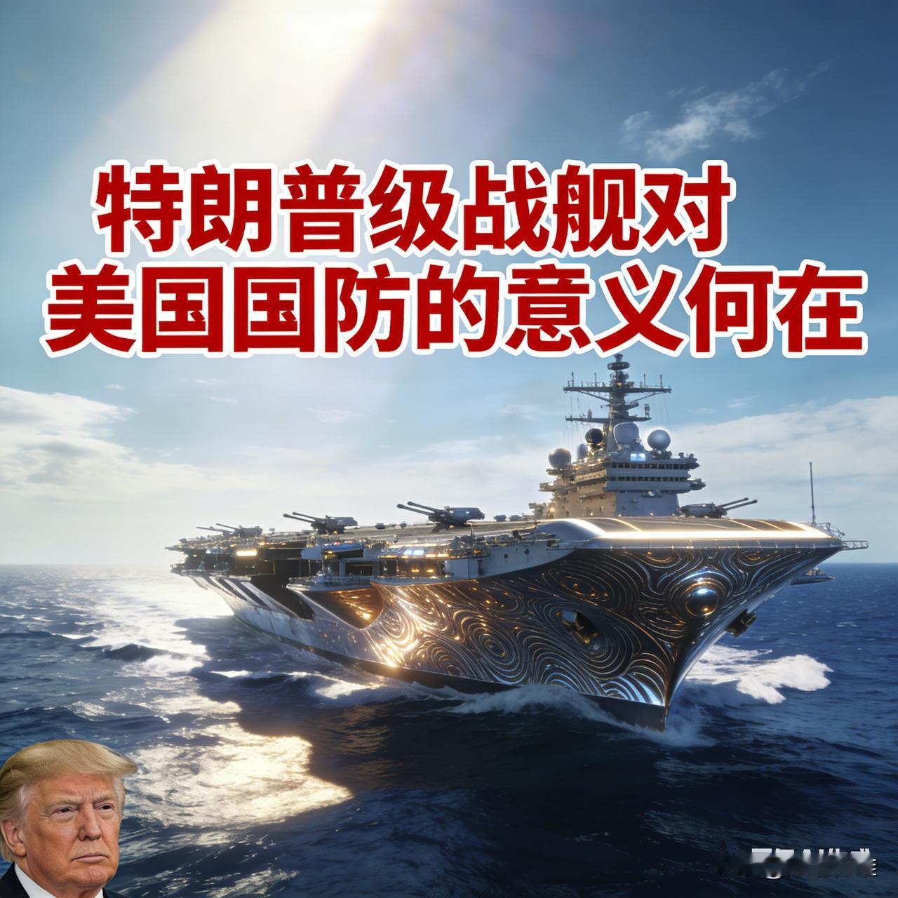 特朗普级战舰（首舰“无畏”号，3-4万吨，目标2030年代初建成）对美国国防的核