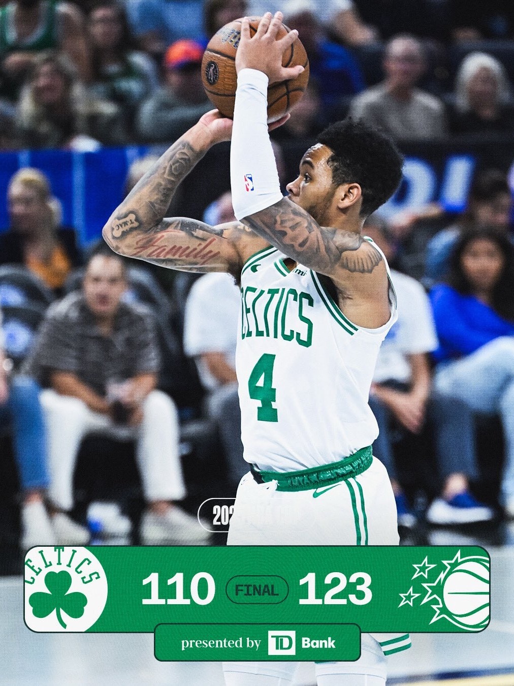 凯尔特人国度 FINAL : Boston Celtics【 110-123 】